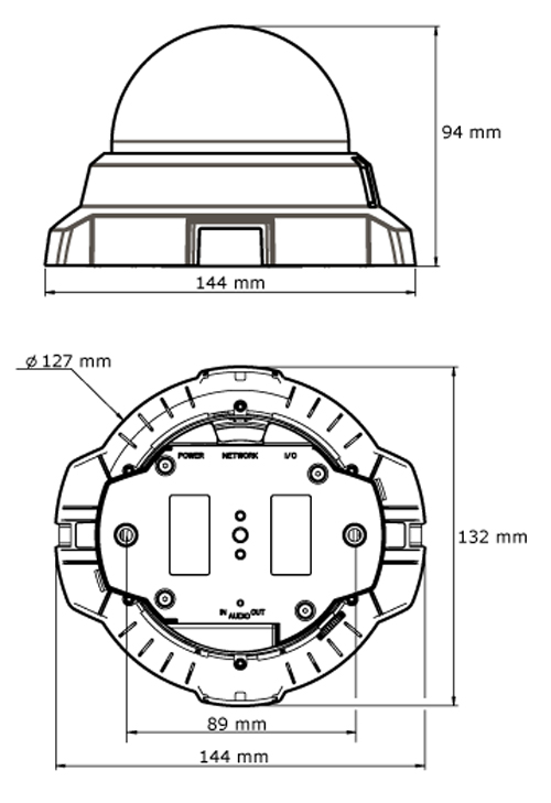 AXIS P3301 - Kamery kopukowe IP