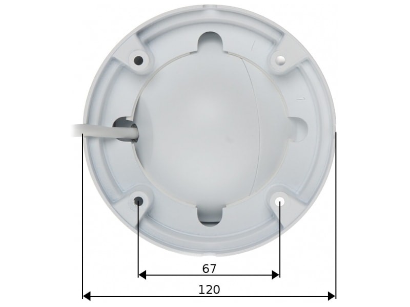 LC-524-IP 5 mm - Kamera kopułkowa 5 Mpx - Kamery kopułkowe IP