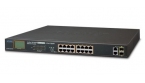 Planet FGSW-1822VHP - Switch 16x10/100TX 802.3at PoE + 2xGigabit